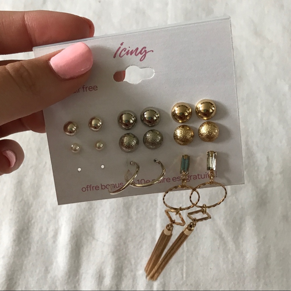 Icing earrings pack