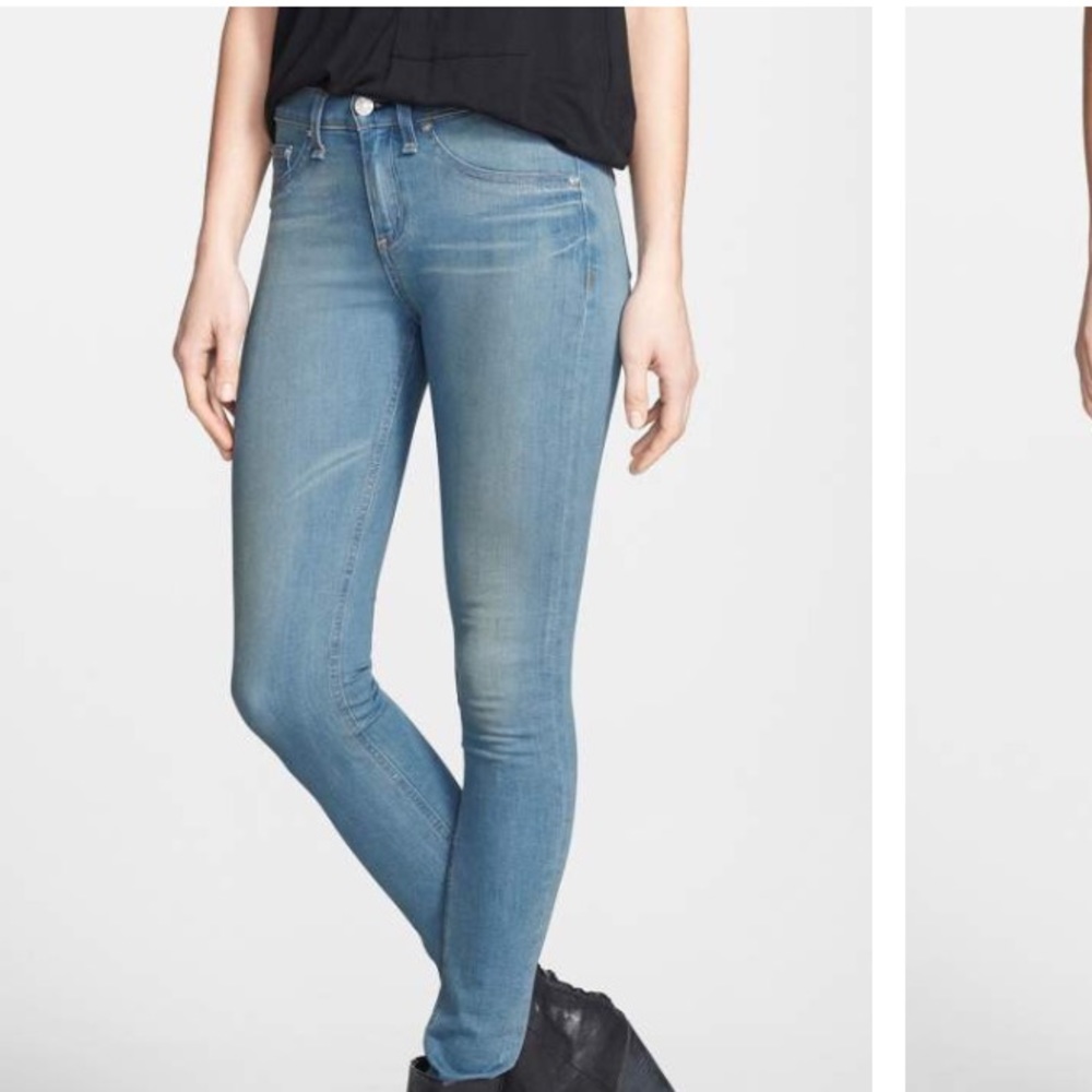 Rag & bone high rise skinny jeans