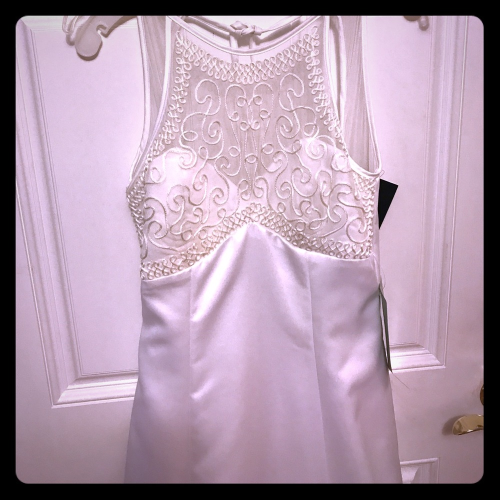 White formal dress