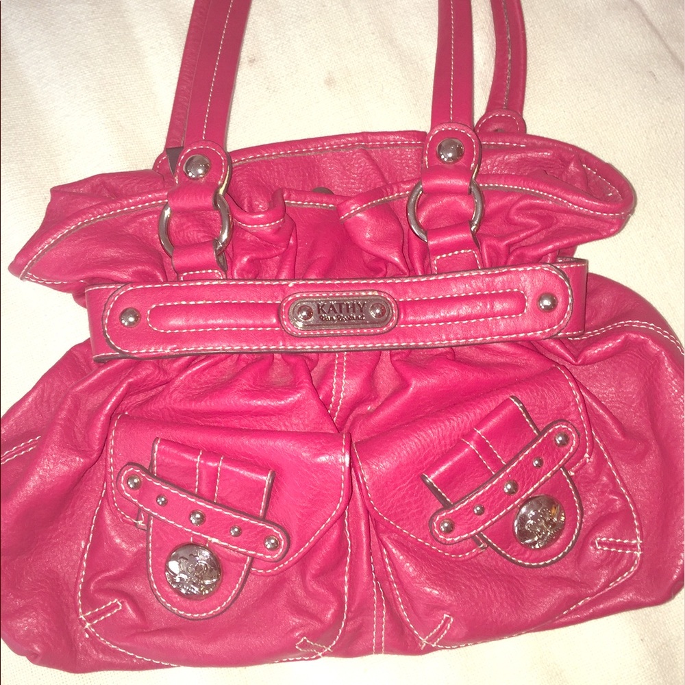 SOLD Kathy Van Zeeland bag Magenta