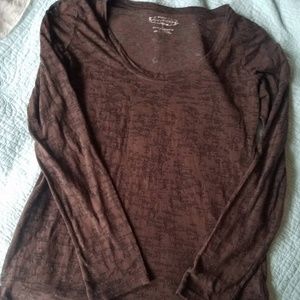 $Maurices Burnout Long Sleeve Tee$