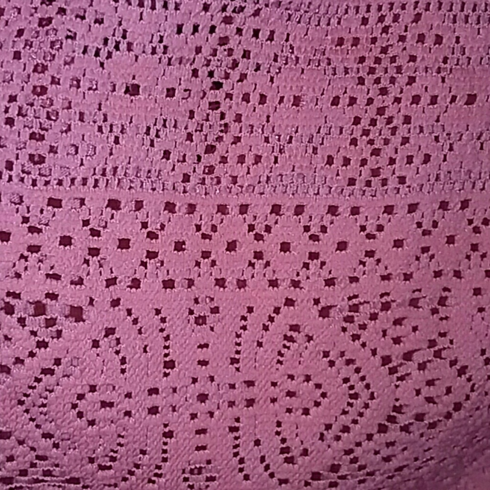 Coral 1/2 sleeve Tee. LACE BACK