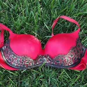 Red victorias secret balconet