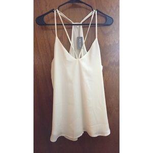 White, strappy tank