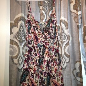 AE Outfitters Paisley Bright Multi-Color Romper