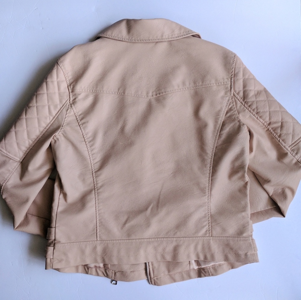 *SOLD ♏ercari Moto Jacket Faux Leather - Picture 2 of 8