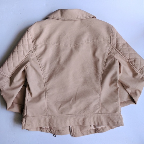 *SOLD ♏ercari Moto Jacket Faux Leather - Picture 2 of 8