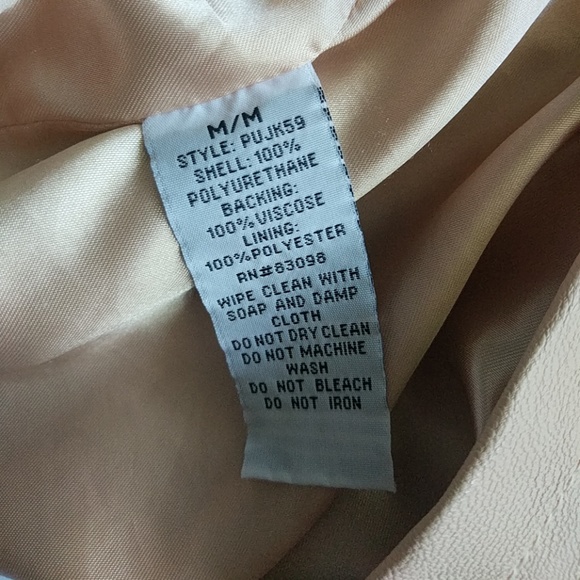 *SOLD ♏ercari Moto Jacket Faux Leather - Picture 5 of 8