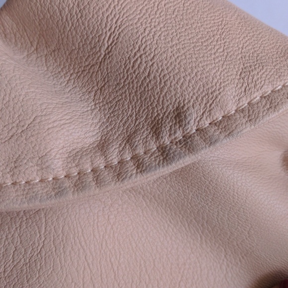 *SOLD ♏ercari Moto Jacket Faux Leather - Picture 8 of 8