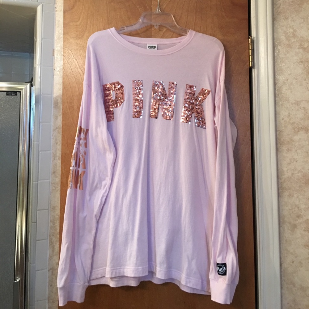 Long sleeve VS Pink shirt