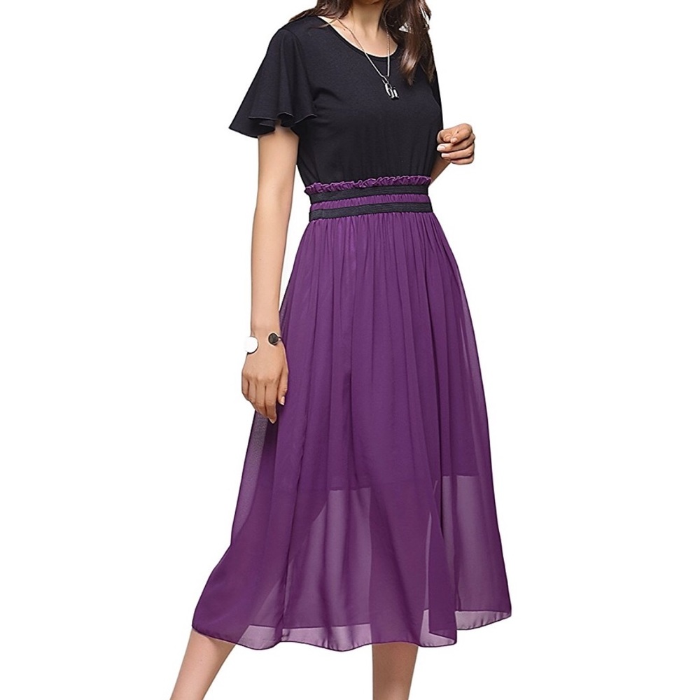 Amoretu purple dress