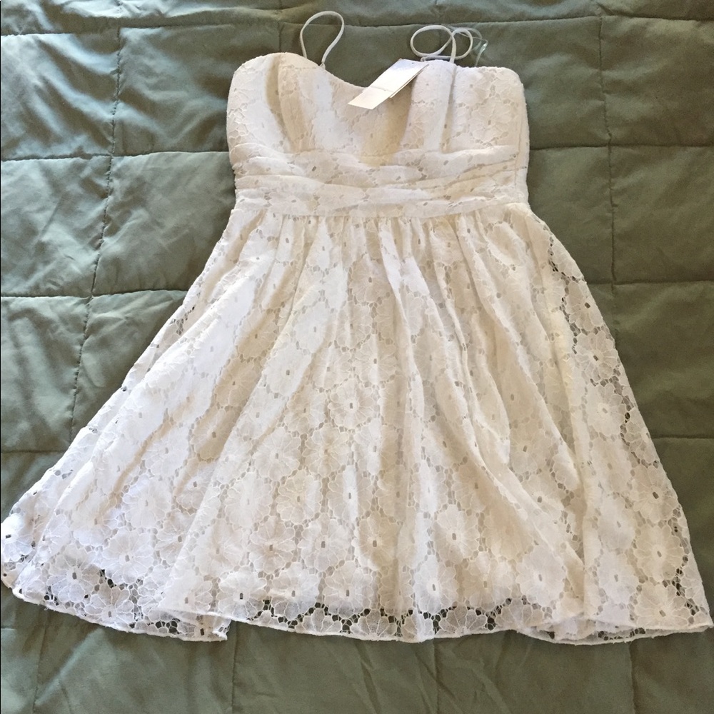 Speechless White floral pattern dress