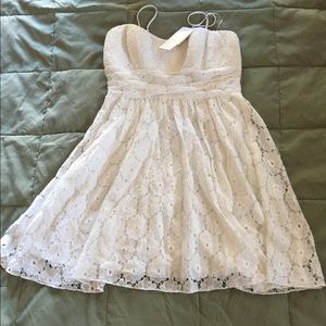 Speechless White floral pattern dress