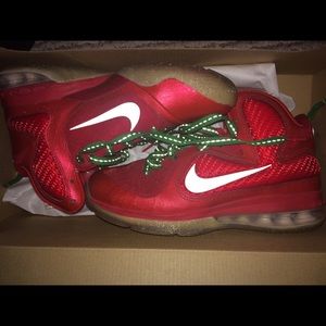 Christmas Lebron 9s.
