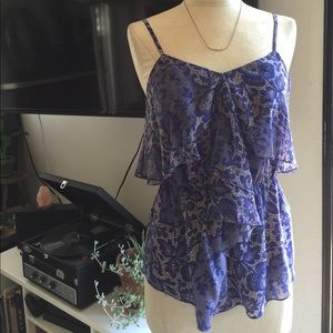 Rebecca Taylor silk tank size 0