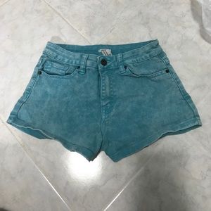 High-waisted shorts