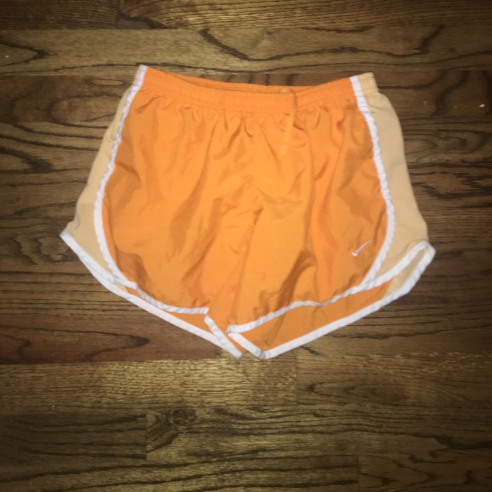 Orange Nike shorts