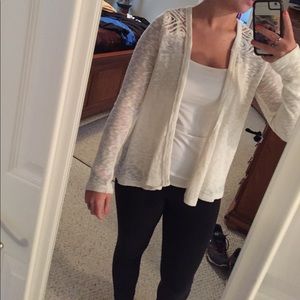 Cream cardigan