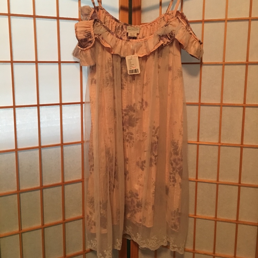 Free People Intimately Pink/Rose Baby Doll Slip S