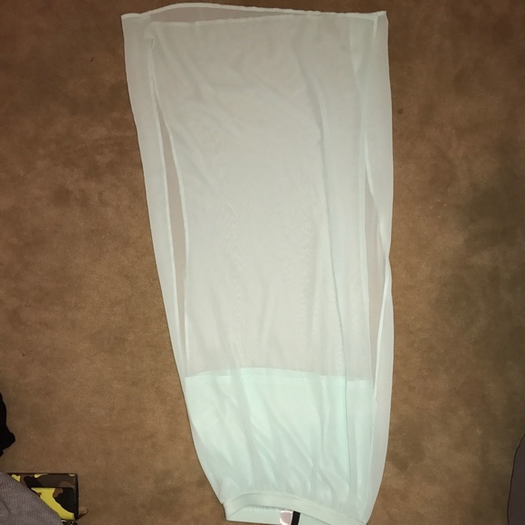 H&m Mint maxi skirt - Picture 1 of 2