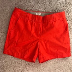 J. Crew Orange Shorts