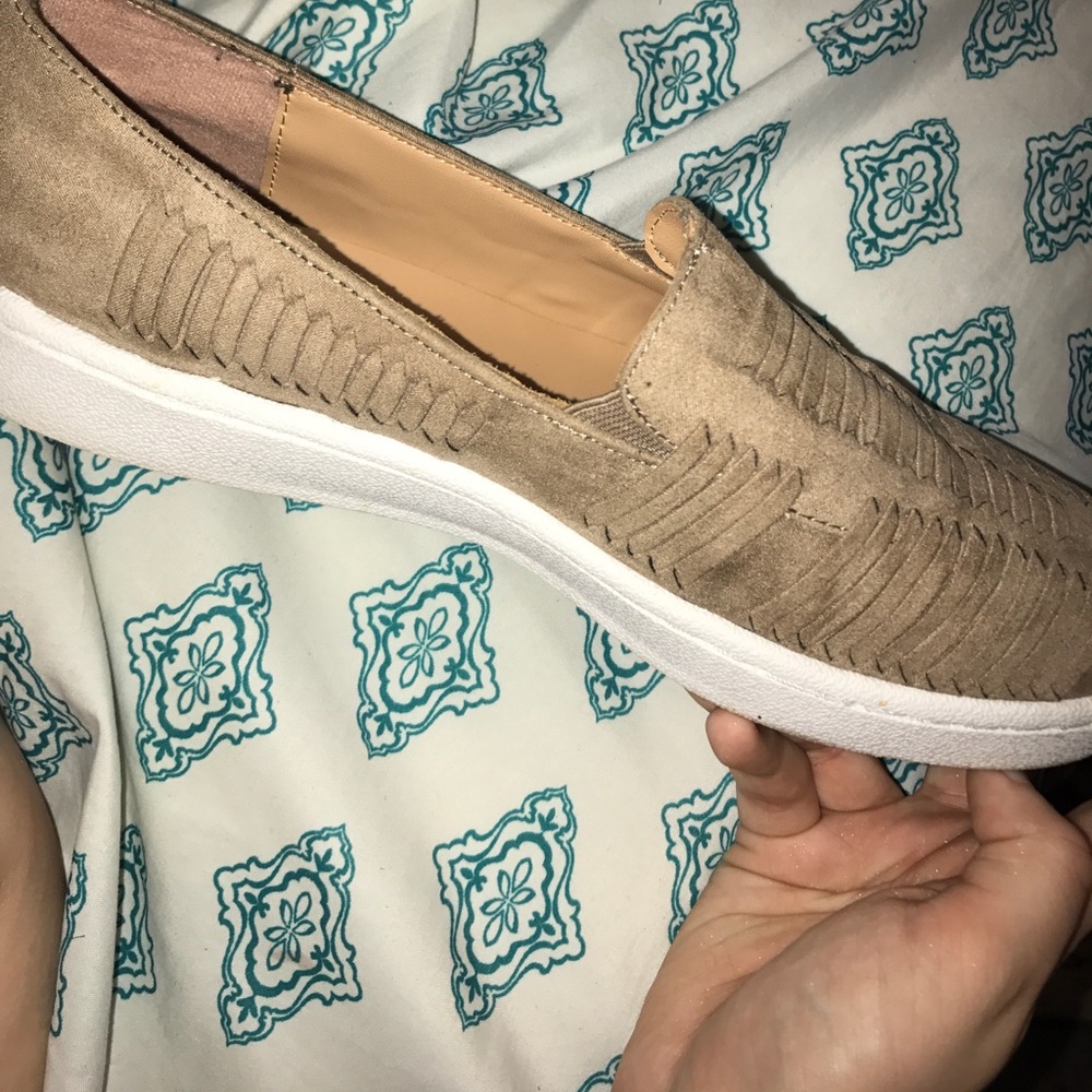 Mossimo Supply Co. suede slip ons