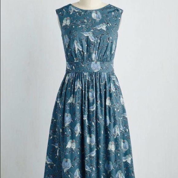 Modcloth Dresses & Skirts - Emily and fin love birds dress