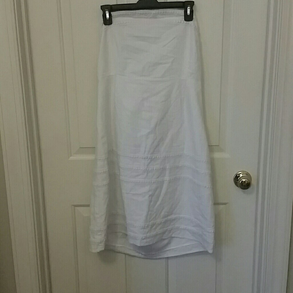 White Strapless Sundress