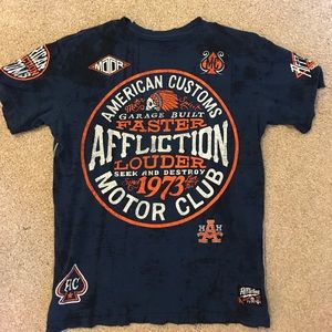 Men's affliction T shirt
