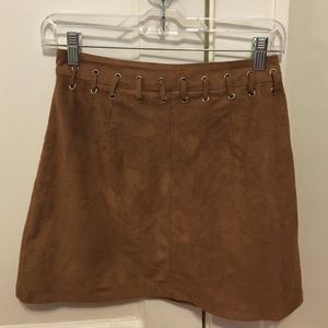 LF suede skirt size 8/small