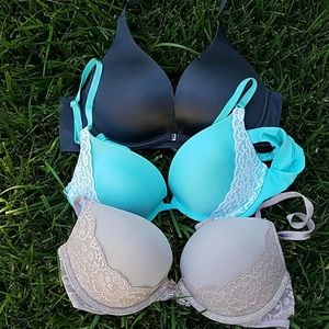 3- 34B victoria secret bras