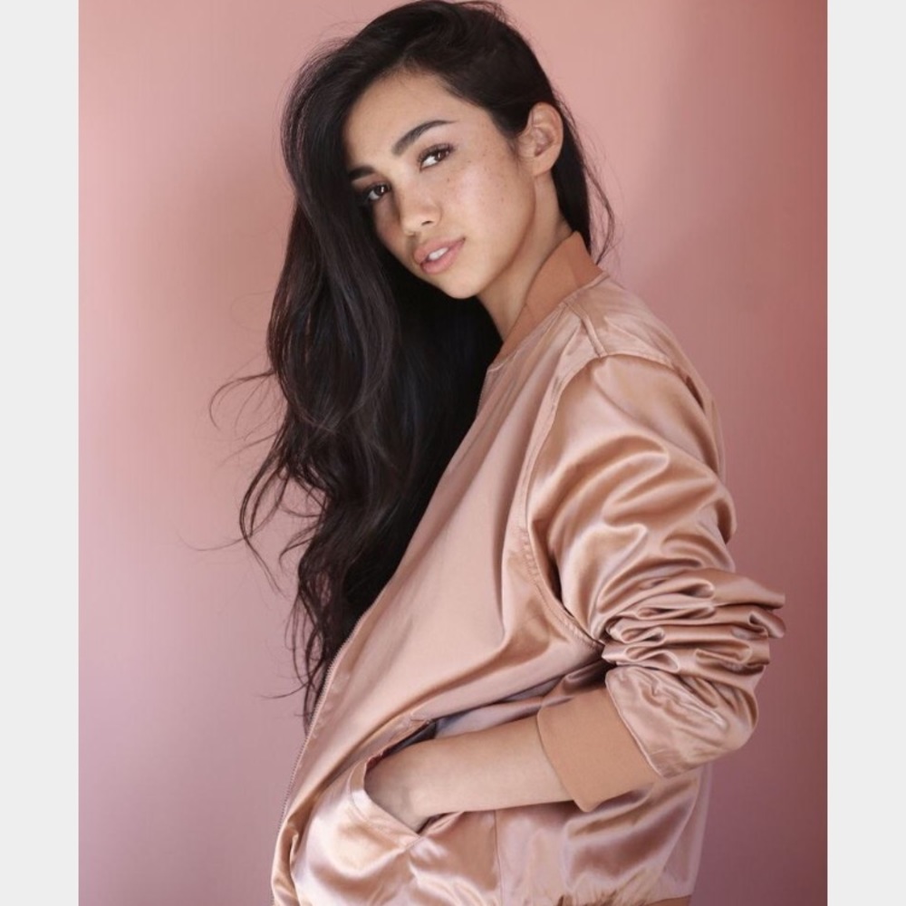 ROSE SILK BOMBER🌹M.A.P.