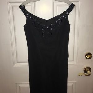 Black formal dress