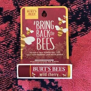 New in box!  Burts Bees moisturizing lip balm!