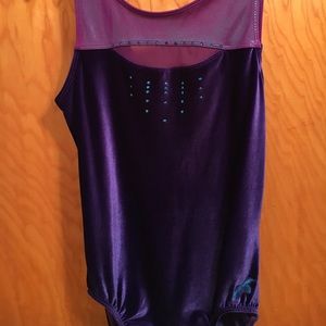purple gk gymnastics leotard