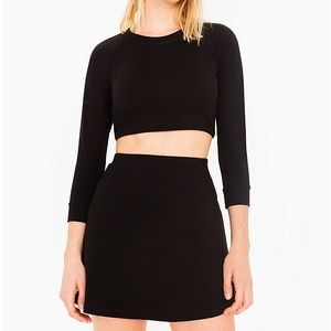 American Apparel black Hyperion skirt