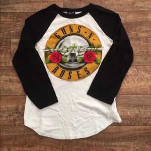 Guns and Roses Baseball Tee