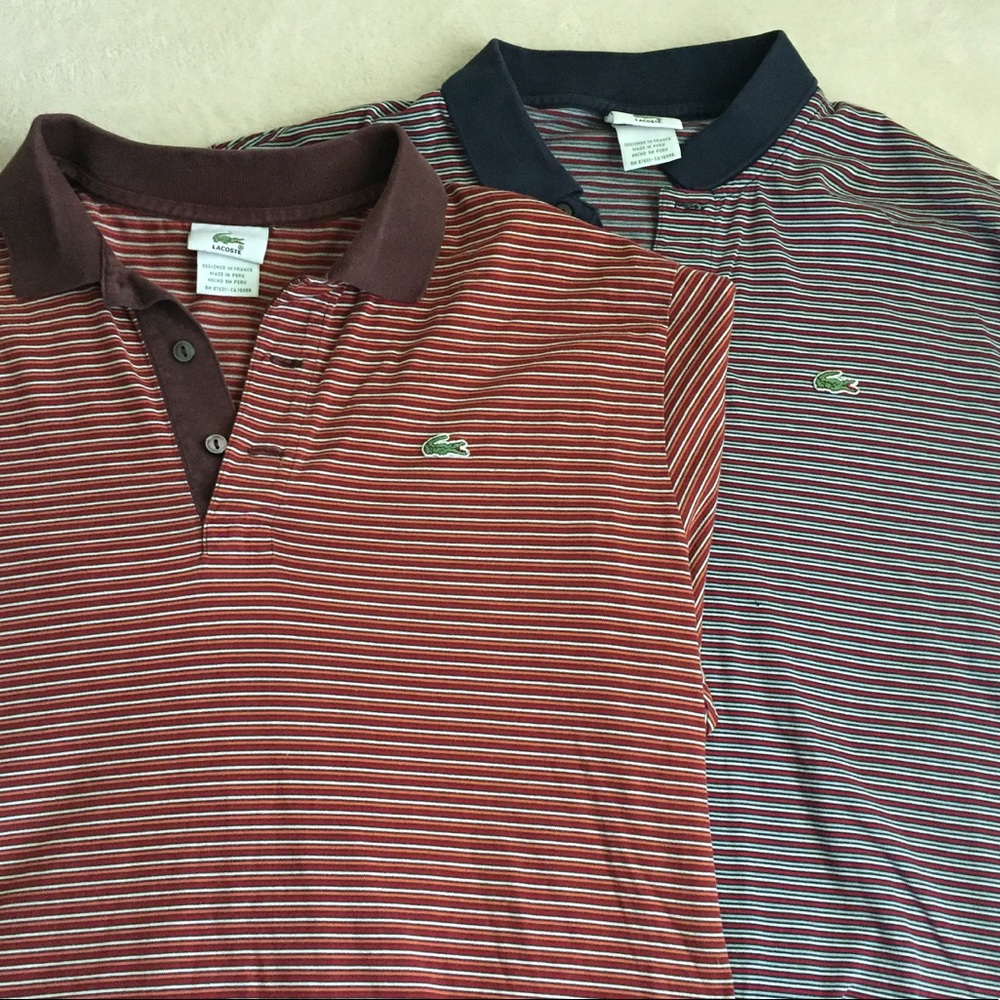 Men's Lacoste polos