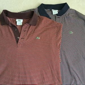 Men's Lacoste polos