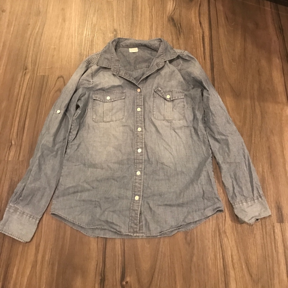 JCrew Factory Chambray Shirt