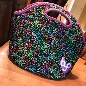 Byo rainbow splatter Lunch Box!