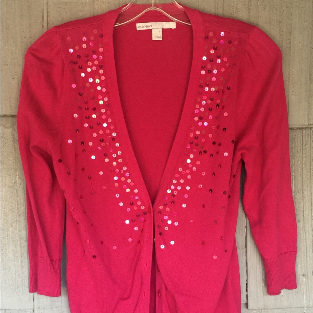Old Navy Sequin Cardigan
