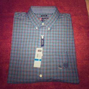 NWT Chaps button down plaid shirt sz XL