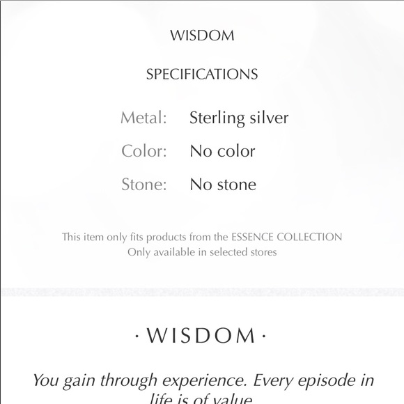 Pandora essence collection. WISDOM. Bead - Picture 2 of 4