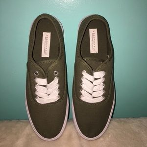 Brand New olive colored sneakers