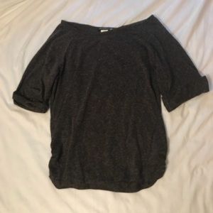 Gray Half Length Sleeve Shirt