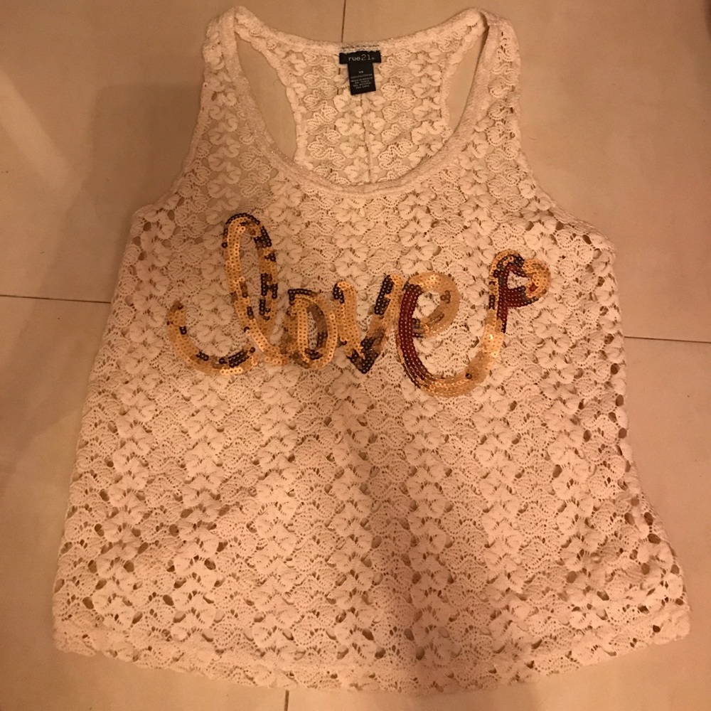 Rue 21 "Love" Shirt