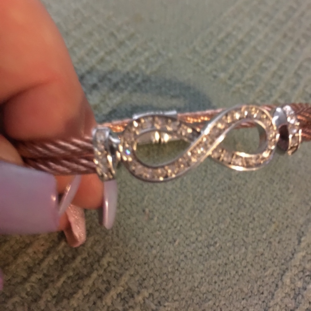 Stainless w/ rose gold plating