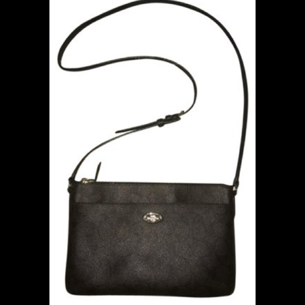 LIGHTLY USED - Coach Canvas File Crossbody Bag
