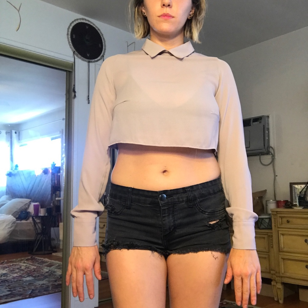 Brandy Melville crop Blouse